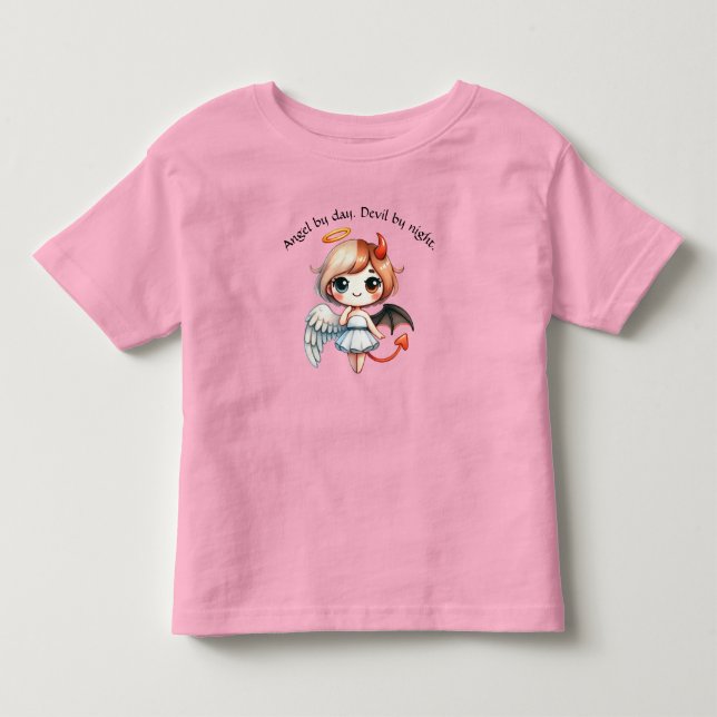 Camiseta De Bebé Chica malicioso (Anverso)