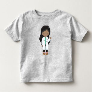 Camiseta De Bebé Chica, Médica, enfermera, estetioscopio de África