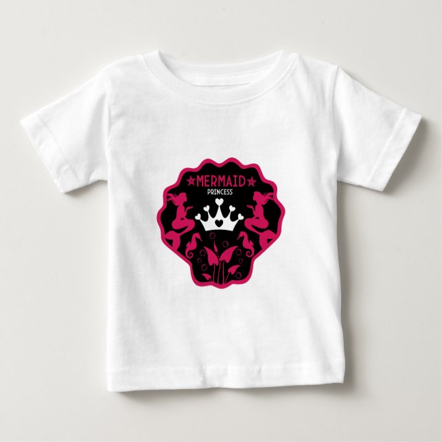 Camiseta De Bebé Chica Mermaid Princess (Anverso)
