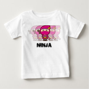 Camiseta De Bebé Chica Ninja