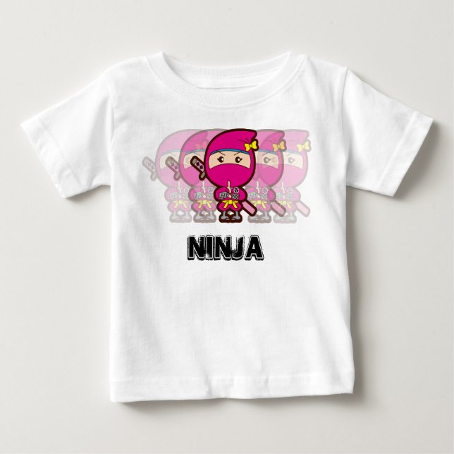 Camiseta De Bebé Chica Ninja (Anverso)