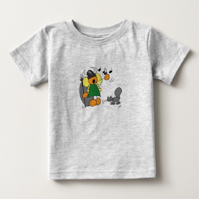Camiseta De Bebé chica ópera (Anverso)
