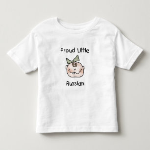 Camiseta De Bebé Chica Orgulloso Pequeño Ruso