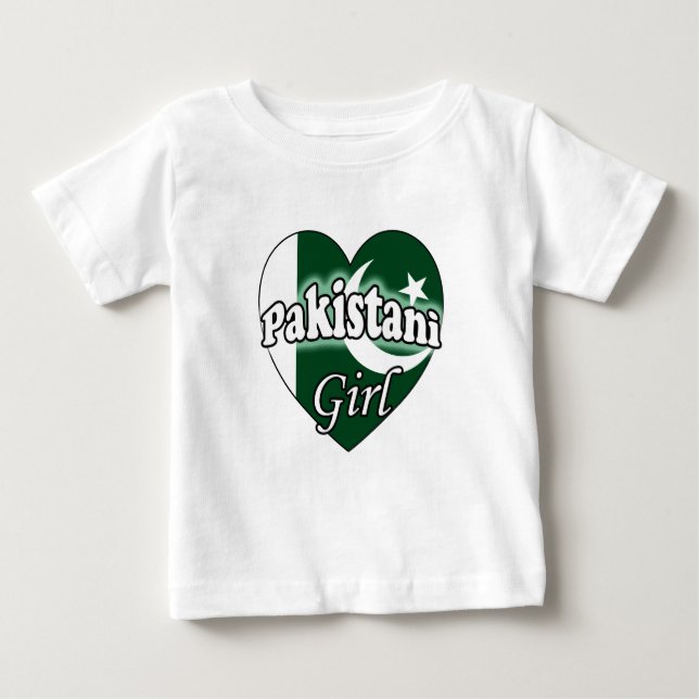 Camiseta De Bebé Chica Pakistaní (Anverso)