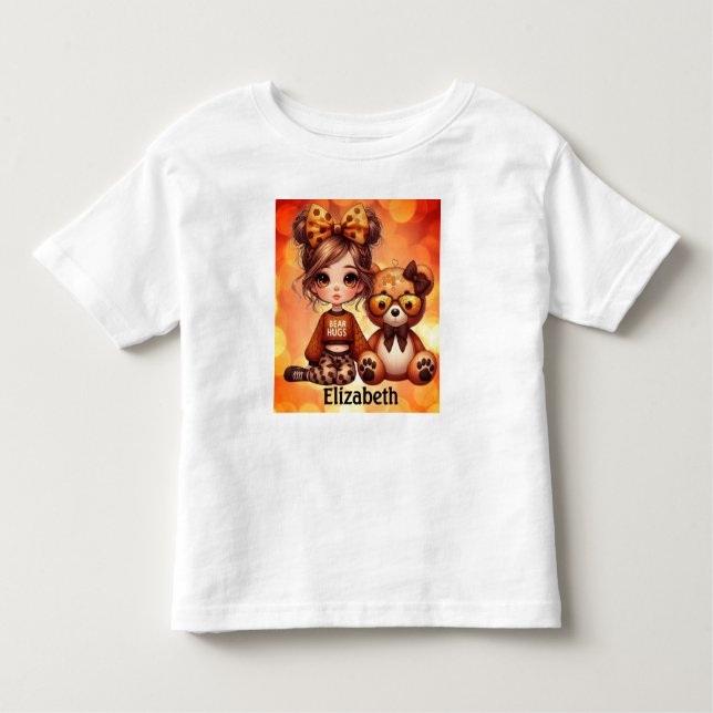Camiseta De Bebé Chica Personalizada (Anverso)