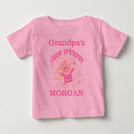Camiseta De Bebé Chica personalizado "Pequeña Princesa" Bebé Tutu B
