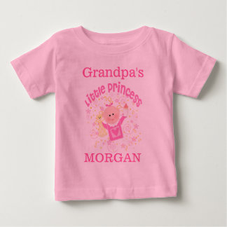 Camiseta De Bebé Chica personalizado "Pequeña Princesa" Bebé Tutu B