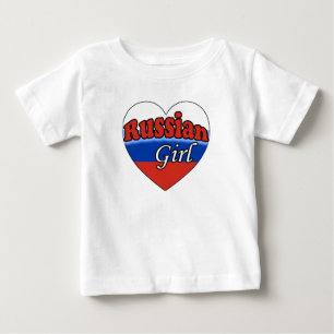 Camiseta De Bebé Chica Rusa