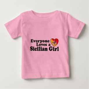 Camiseta De Bebé Chica siciliano