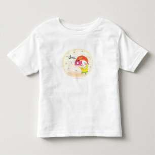 Camiseta De Bebé Chica sujetando la cámara, haciendo clic