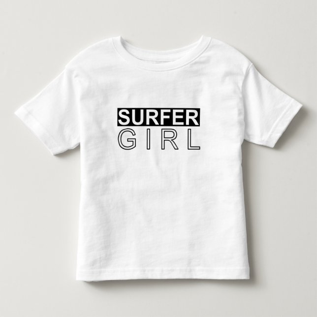 Camiseta De Bebé Chica SURFER (Anverso)