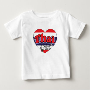 Camiseta De Bebé Chica tailandesa