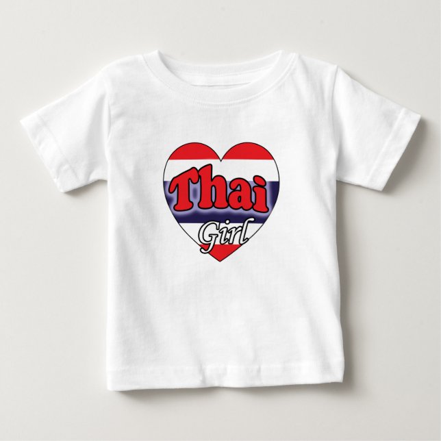 Camiseta De Bebé Chica tailandesa (Anverso)