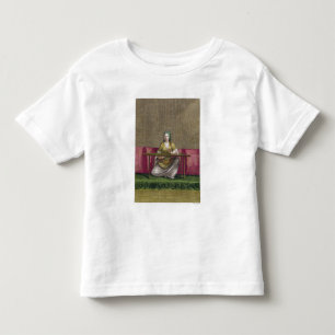 Camiseta De Bebé Chica turco, bordado, siglo XVIII (grabado)
