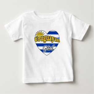 Camiseta De Bebé Chica Uruguaya