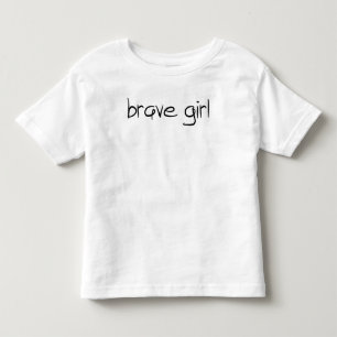 Camiseta De Bebé chica valiente