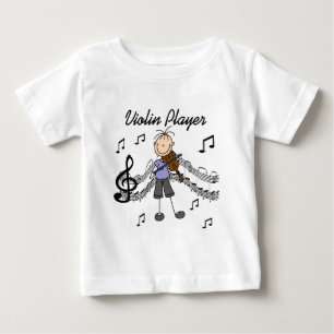 Camiseta De Bebé Chica Violin Player Tshirts and Gifts