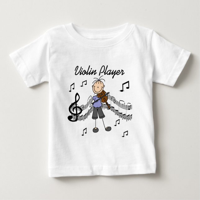 Camiseta De Bebé Chica Violin Player Tshirts and Gifts (Anverso)