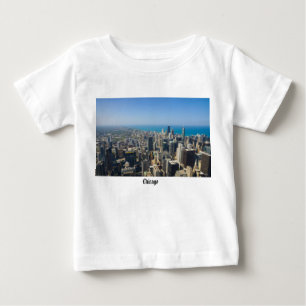 Camiseta De Bebé Chicago desde arriba