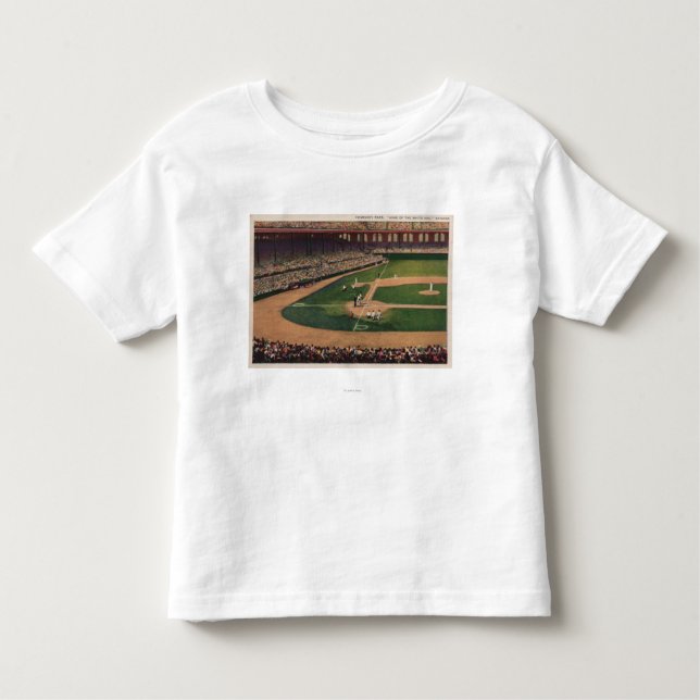 Camiseta De Bebé Chicago, IL - parque de Comiskey, meta, Basebal (Anverso)