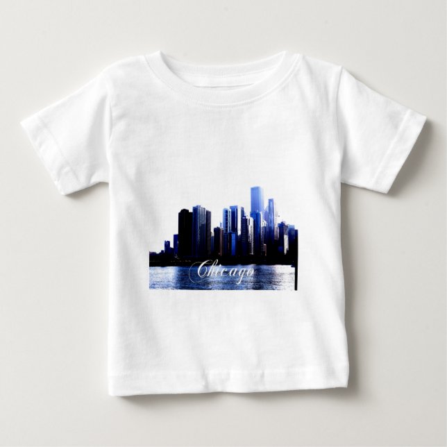 Camiseta De Bebé Chicago Illinois (Anverso)