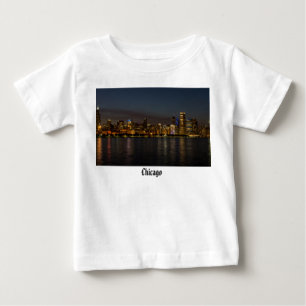Camiseta De Bebé Chicago Night Cityscape