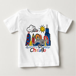 Camiseta De Bebé Chicago-NIÑOS [convertidos]