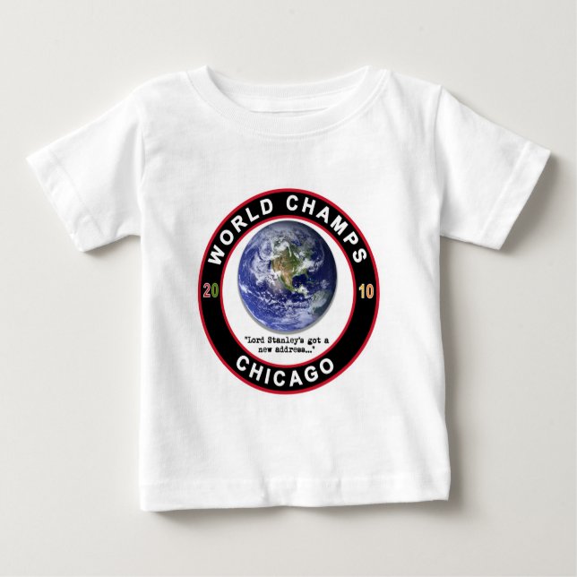 CAMISETA DE BEBÉ CHICAGO WORLD CHAMPS (Anverso)