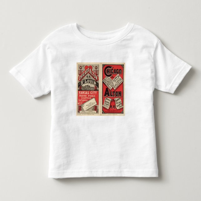 Camiseta De Bebé Chicago y ferrocarril de Alton (Anverso)