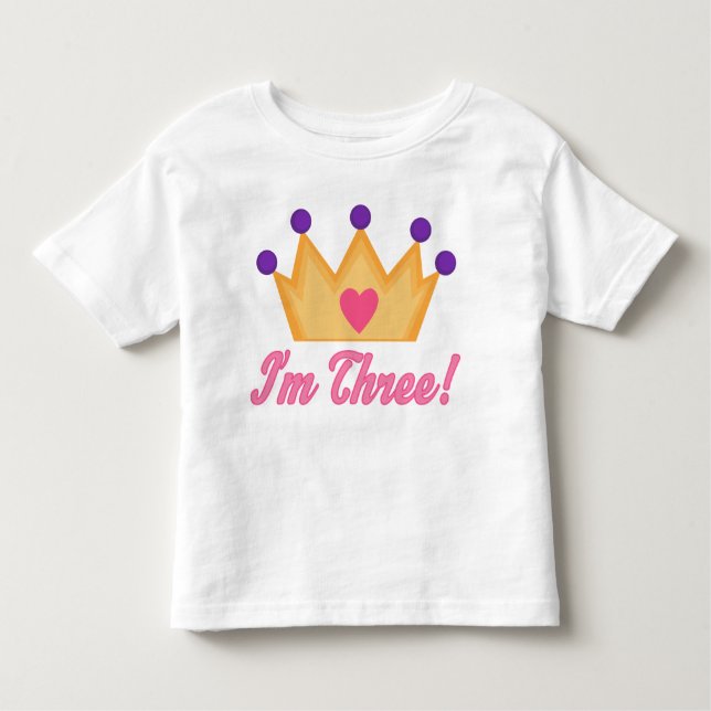 Camiseta De Bebé Chicas 3.ᵉʳ cumpleaños (Anverso)