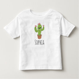 Camiseta De Bebé Chicas cuten planta y nombre de Kawaii Cactus