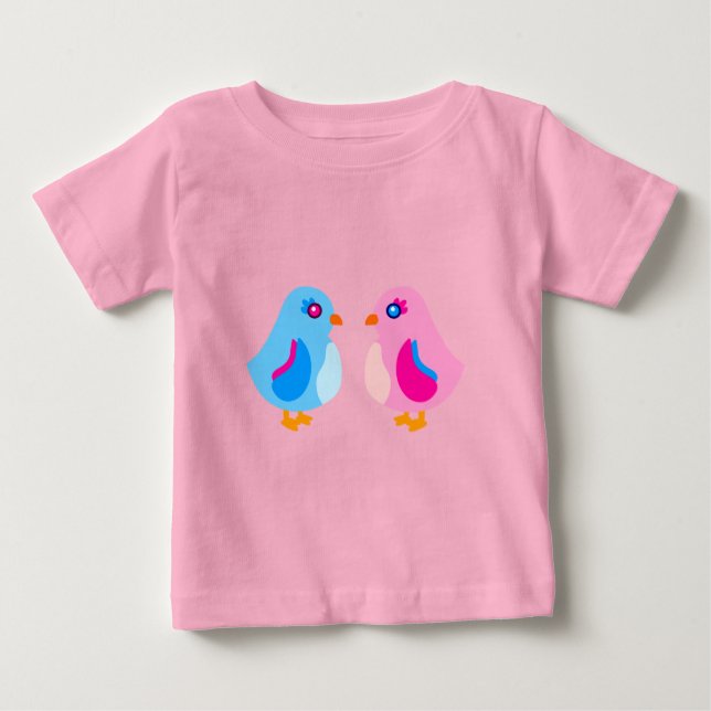 Camiseta De Bebé Chicas de arte (Anverso)