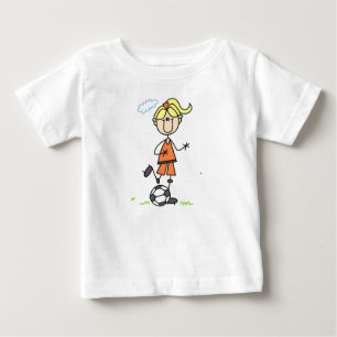 Camiseta De Bebé Chicas de fútbol Kick Shirt