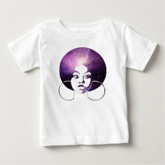 Camiseta De Bebé Chicas de la galaxia púrpura de la diva africana d