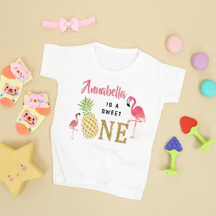 Camiseta De Bebé Chicas de la Playa Tropical de Luau de Verano Prim
