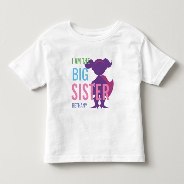 Camiseta De Bebé Chicas de silueta de superhéroes personalizados (Anverso)