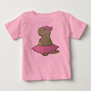 Camiseta De Bebé Chicas Dinosaur T-Rex Shirt
