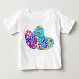 Camiseta De Bebé Chicas europeos de arte popular de Pascua TODOS lo