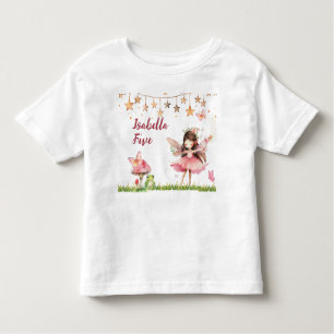 Camiseta De Bebé Chicas Fairy Tale Castle Frog Mushroom Cumpleaños