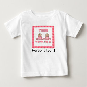 Camiseta De Bebé Chicas gemelos