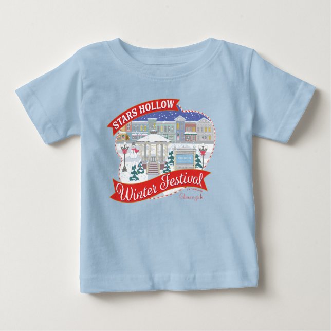 Camiseta De Bebé Chicas Gilmore | Festival de Invierno Stars Hollow (Anverso)