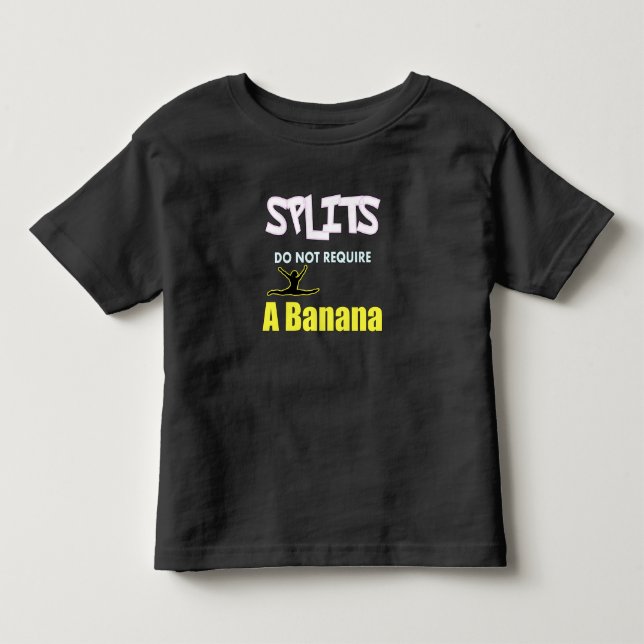 Camiseta De Bebé Chicas Gimnasia Banana Divide Ofertas (Anverso)