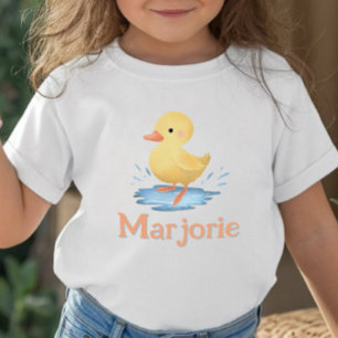 Camiseta De Bebé Chicas Lindas Patito Kawaii Granja de Verano