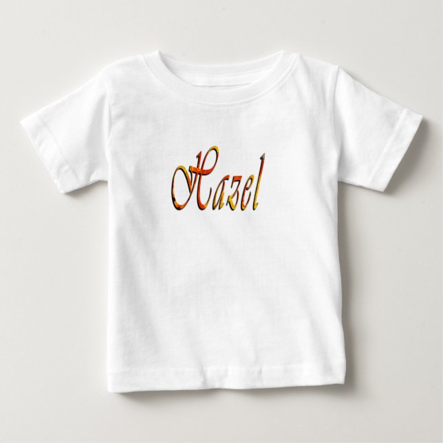 Camiseta De Bebé Chicas llamadas Hazel, (Anverso)