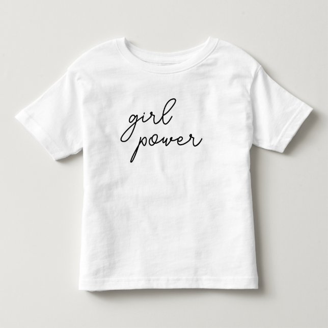 Camiseta De Bebé Chicas Pandilla | Diseño de Cita Moderna Poderosa  (Anverso)