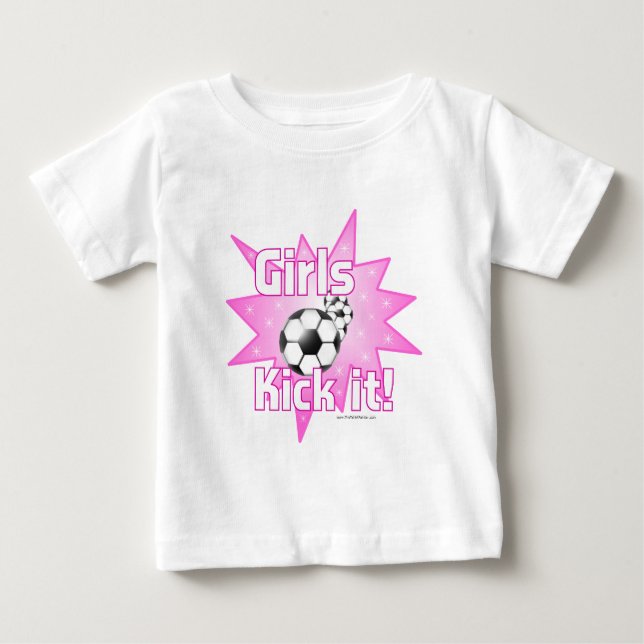 Camiseta De Bebé Chicas Patearlo (Anverso)