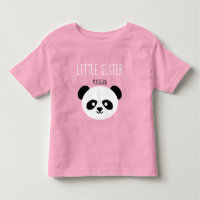 Chicas Personalizados Panda Kawaii Pequeña Hermana