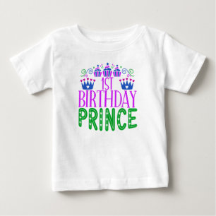 Camiseta De Bebé Chicas Princesas de cumpleaños, feliz primer cumpl
