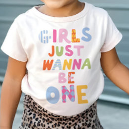 Camiseta De Bebé Chicas Retro Solo Quieren Ser Una Cumpleaños Prep