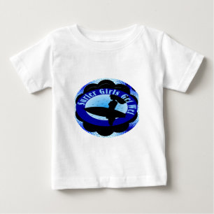 Camiseta De Bebé Chicas surfistas se ponen húmedos